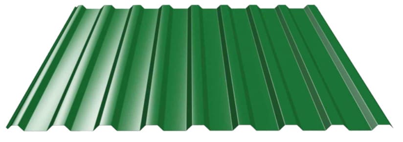 Профнастил ПК-20 RAL 6005 (Зеленый) от 30 см - до 12 м — Енакиево